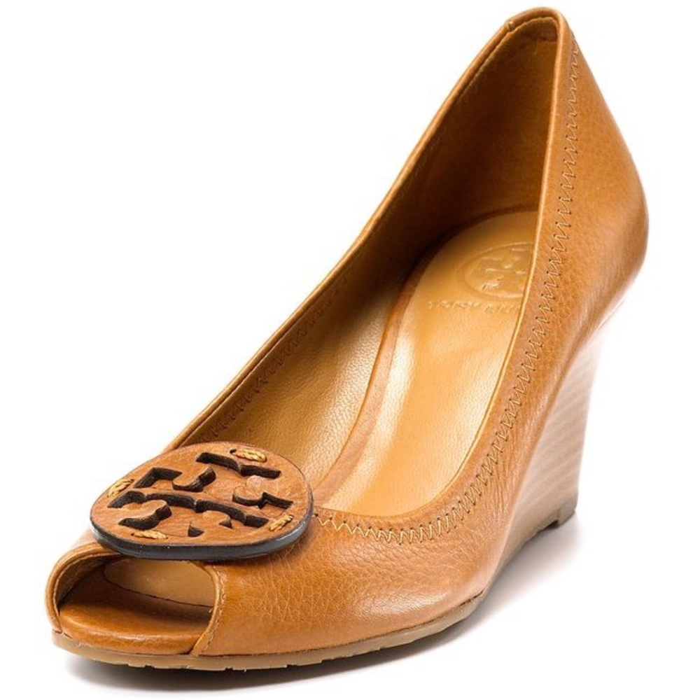 Tory Burch Leather Sally Wedges size 7.5